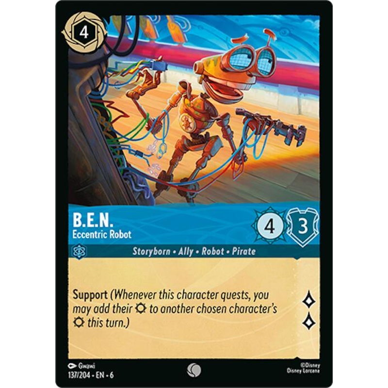 B.E.N. – Eccentric Robot (137/204) [Azurite Sea]