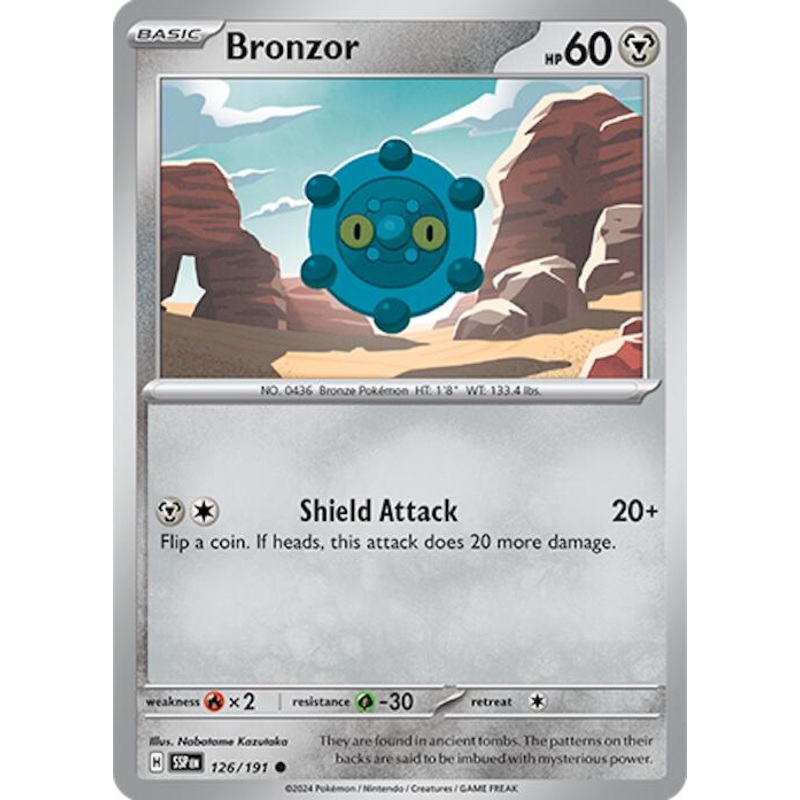 Bronzor (126/191) [Scarlet & Violet: Surging Sparks]