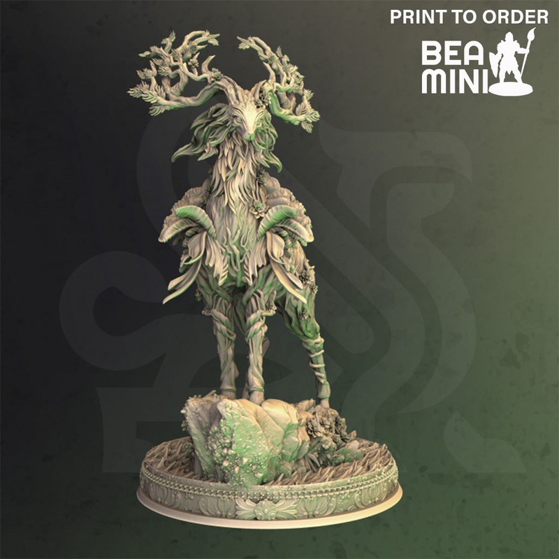 Gentle Forest Spirit – Gwynevel | BeaMini Print to Order Miniatures