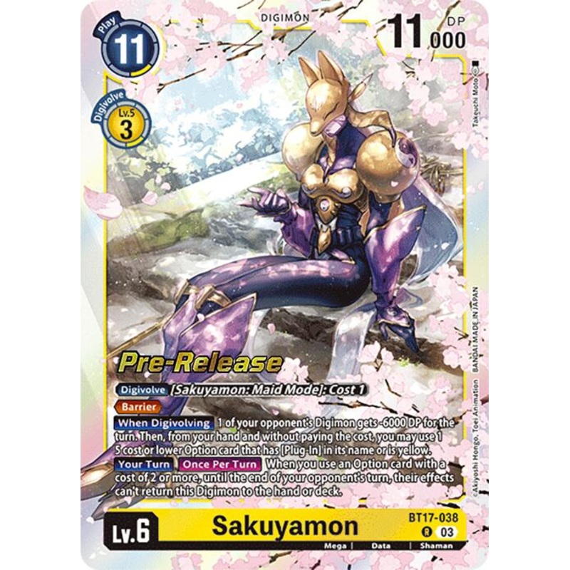 Sakuyamon [BT17-038] [Secret Crisis Pre-Release Cards]