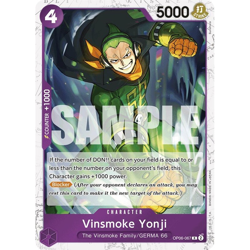 Vinsmoke Yonji (OP06-067) (Jolly Roger Foil) [Premium Booster -The Best-]