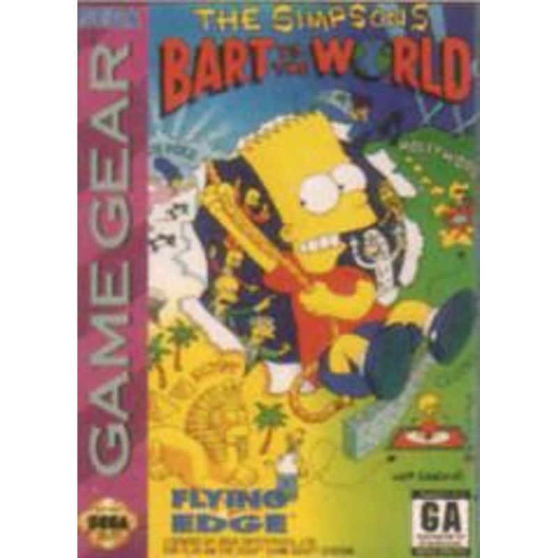 The Simpsons Bart vs the World – Sega Game Gear