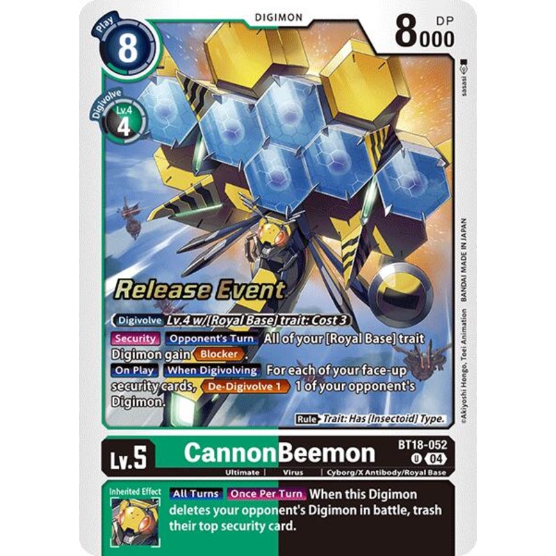 CannonBeemon [BT18-052] [Release Special Booster Ver.2.0 Promos]