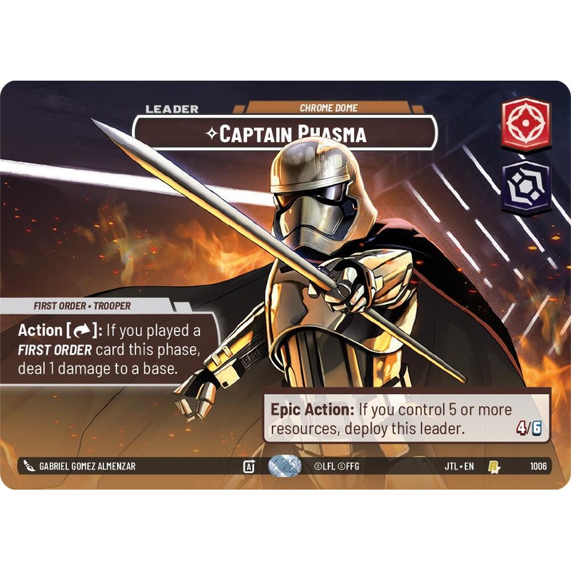 Captain Phasma – Chrome Dome (1006) (Showcase) (1006) [Jump to Lightspeed]