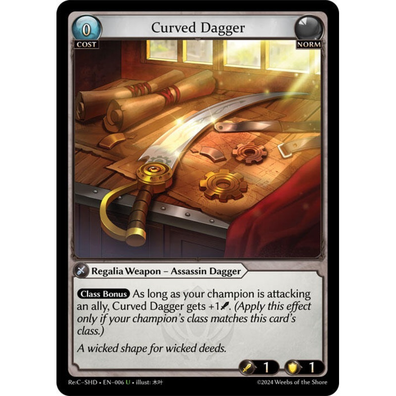 Curved Dagger (006) [Tristan Re:Collection, Shadowdancer Lite]