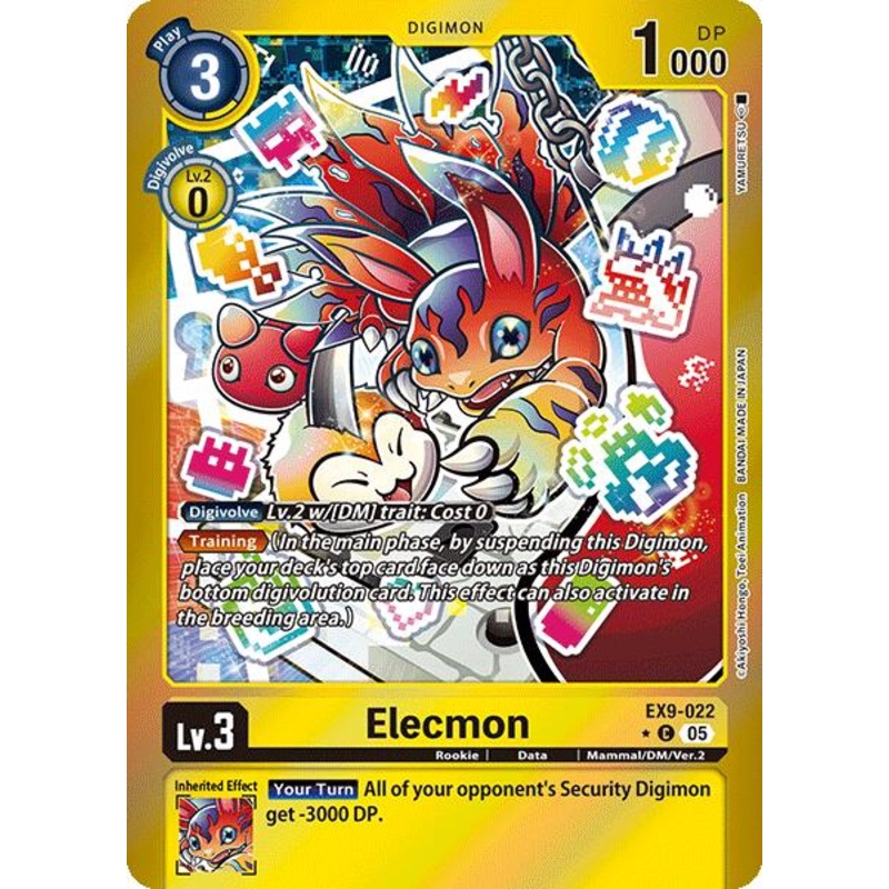 Elecmon [EX9-022] (Limited Foil) [Versus Monsters]