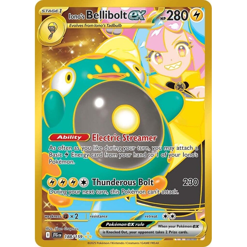 Iono’s Bellibolt ex (188/159) [Scarlet & Violet: Journey Together]