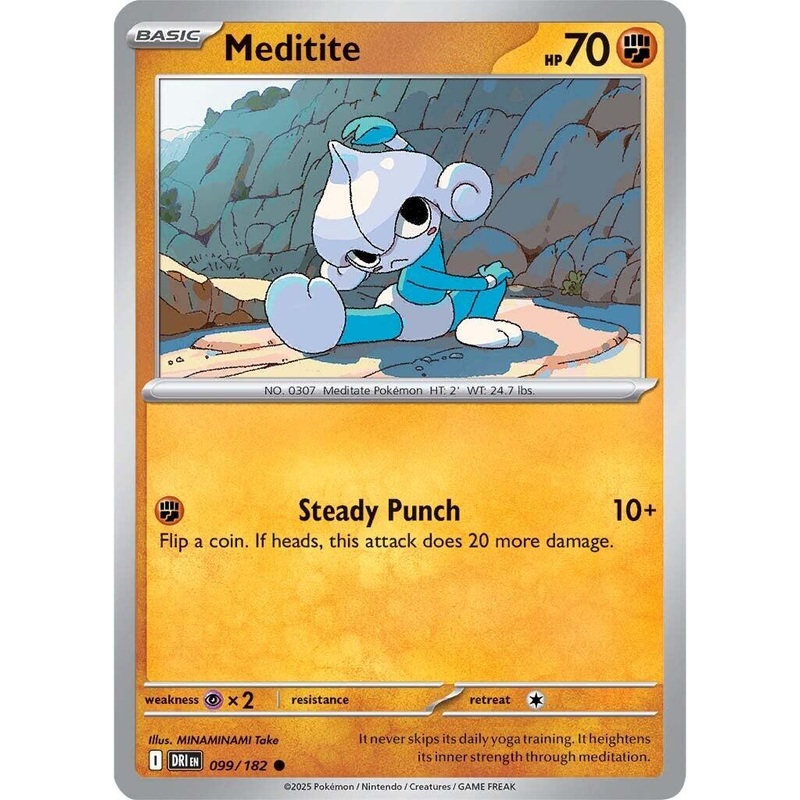 Meditite (099/182) [Scarlet & Violet: Destined Rivals]
