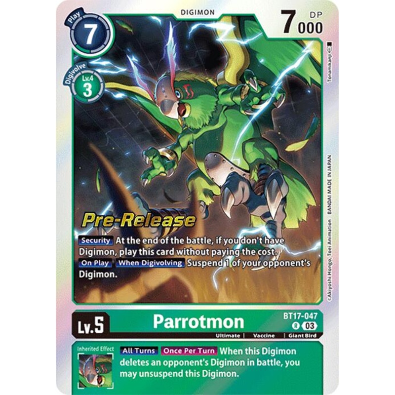 Parrotmon [BT17-047] [Secret Crisis Pre-Release Cards]