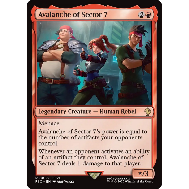 Avalanche of Sector 7 [FINAL FANTASY Commander]