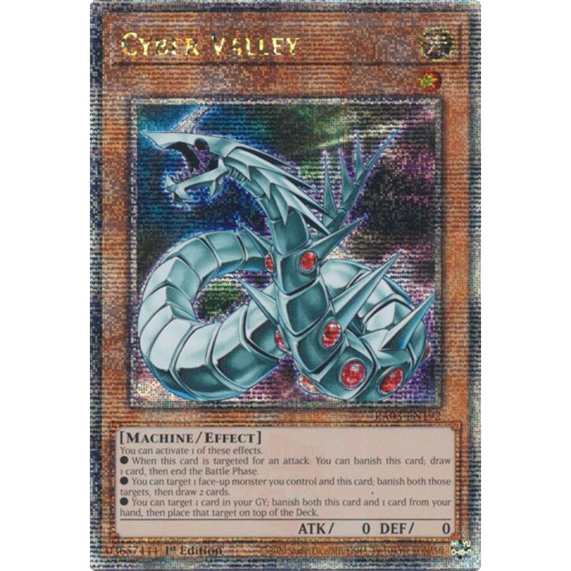 Cyber Valley (Quarter Century Secret Rare) [RA03-EN192] Quarter Century Secret Rare