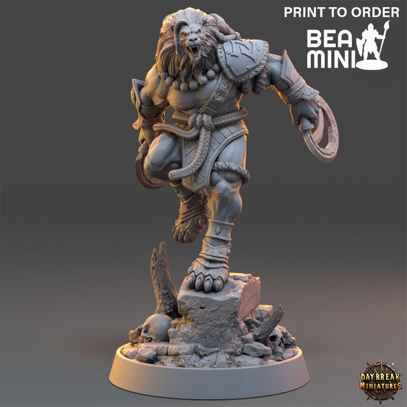 King Glaive – Kings of Karmaaz | BeaMini Print to Order Miniatures