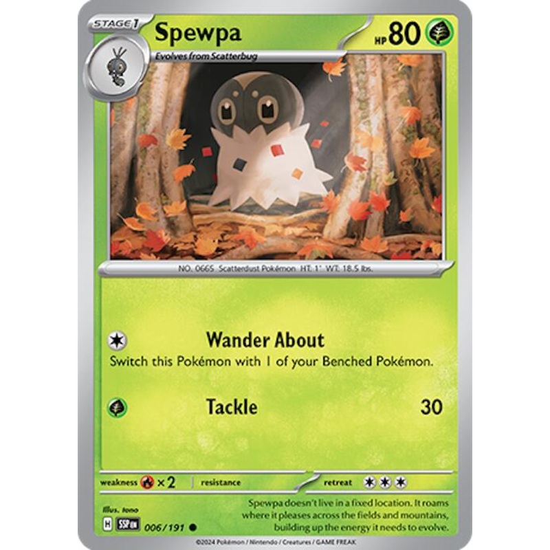 Spewpa (006/191) [Scarlet & Violet: Surging Sparks]