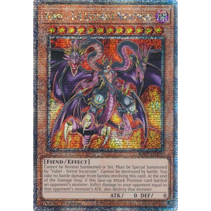Yubel – The Ultimate Nightmare (Quarter Century Secret Rare) [RA03-EN191] Quarter Century Secret Rare