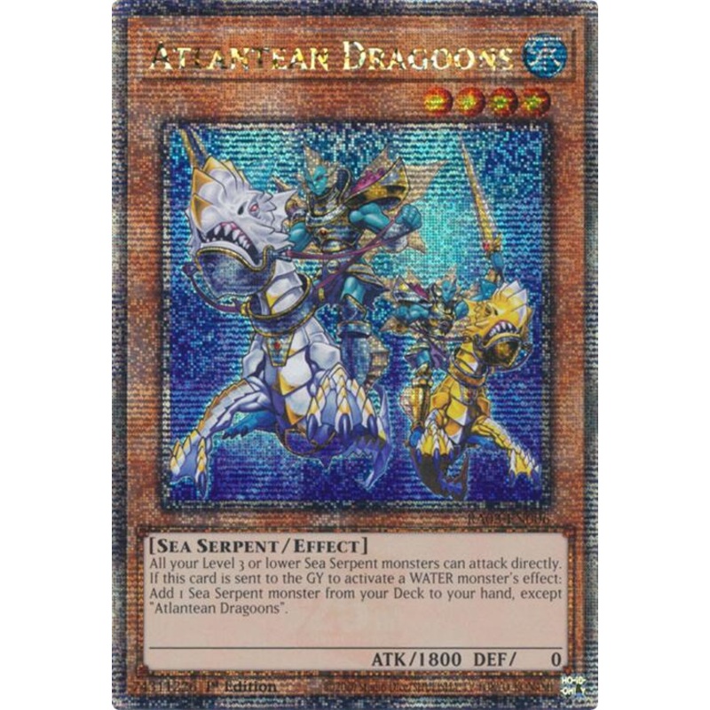 Atlantean Dragoons (Quarter Century Secret Rare) [RA03-EN006] Quarter Century Secret Rare