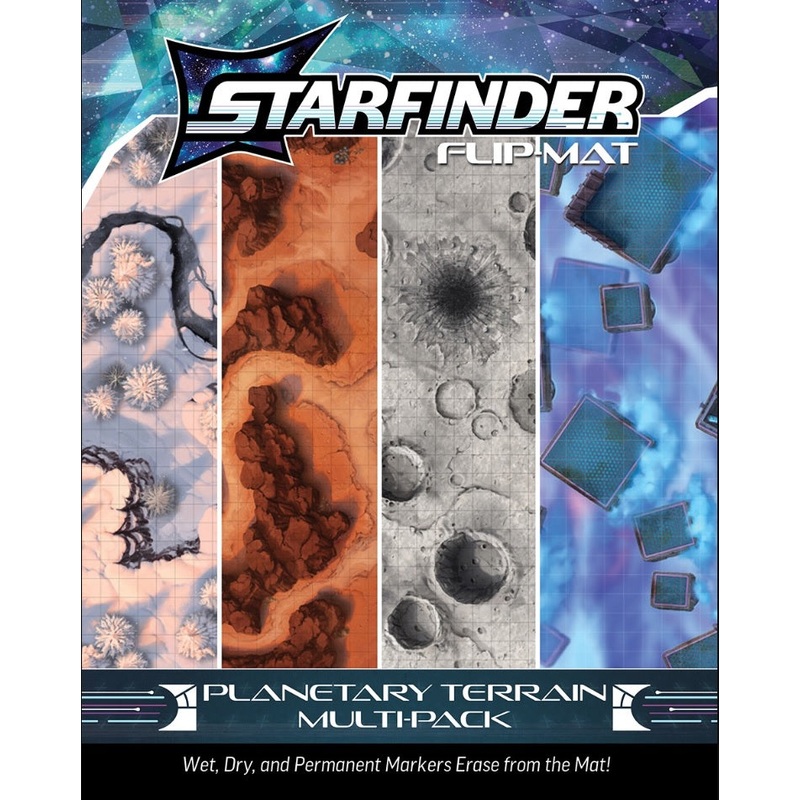 Starfinder RPG: Flip-Mat Multi-Pack – Planetary Terrain
