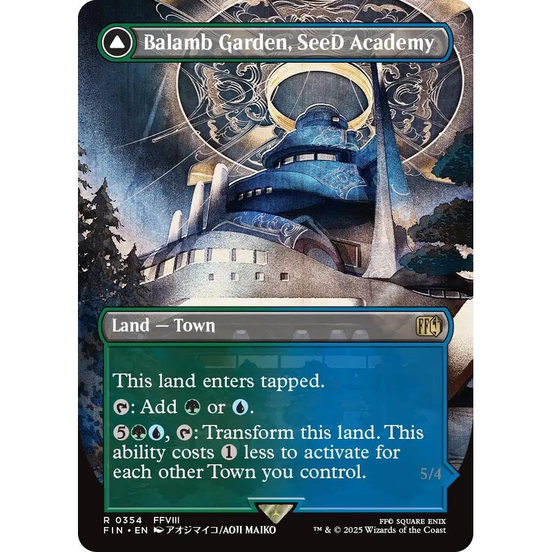 Balamb Garden, SeeD Academy // Balamb Garden, Airborne (Borderless) [FINAL FANTASY]