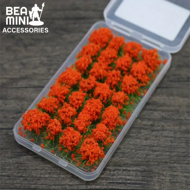 Bea Mini Basing Tufts – Seed Orange 28 Tuft Pack