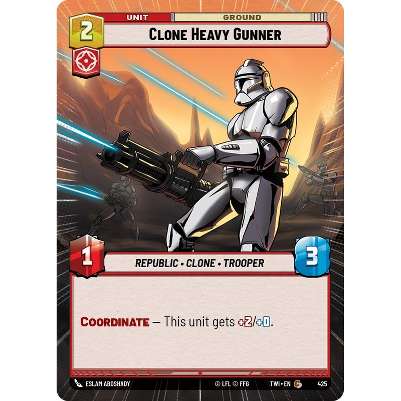Clone Heavy Gunner (Hyperspace) (425) [Twilight of the Republic]