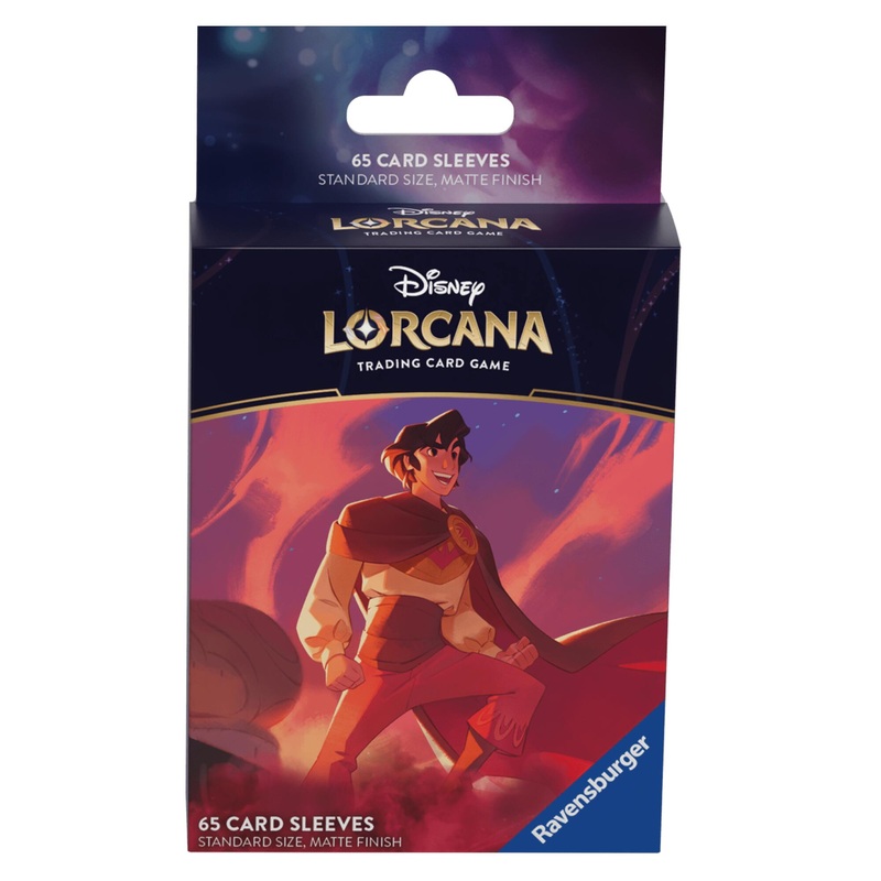 Disney Lorcana: Card Sleeves (Aladdin – Heroic Outlaw / 65-Pack)