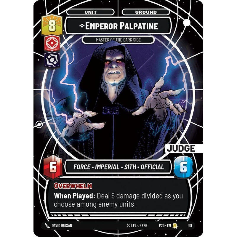 Emperor Palpatine (58) – Master of the Dark Side (58) [Judge Promos]