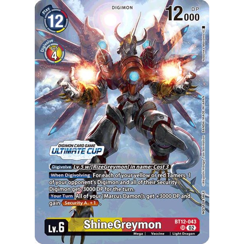 ShineGreymon [BT12-043] (Ultimate Cup 2024) [Across Time]