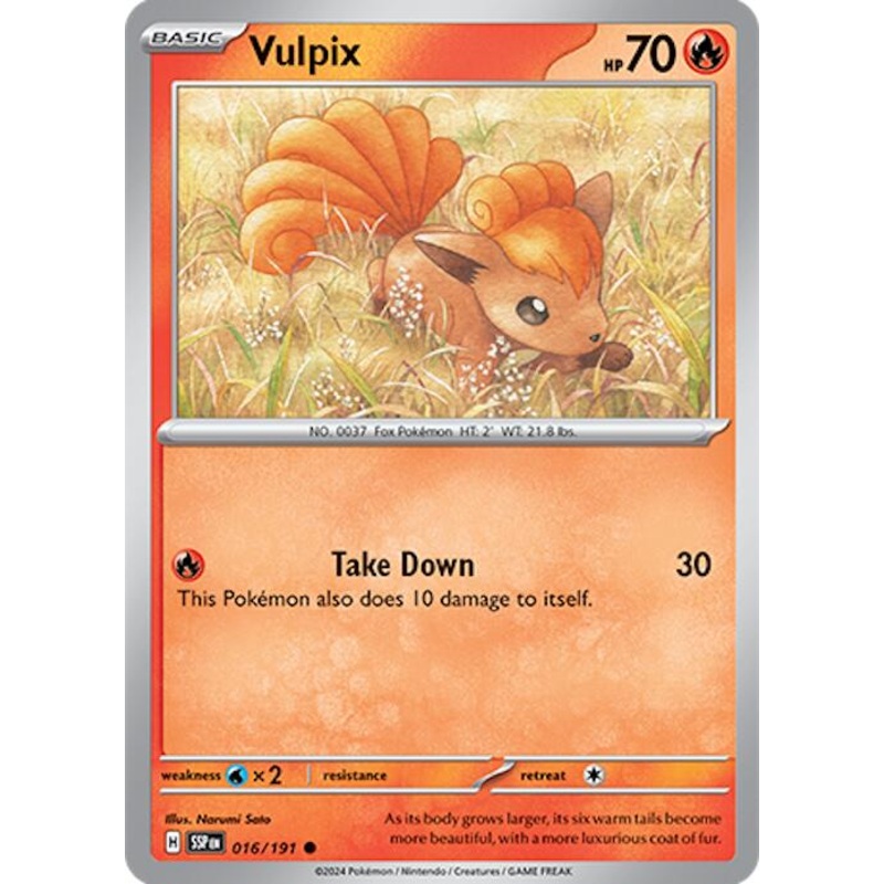 Vulpix (016/191) [Scarlet & Violet: Surging Sparks]