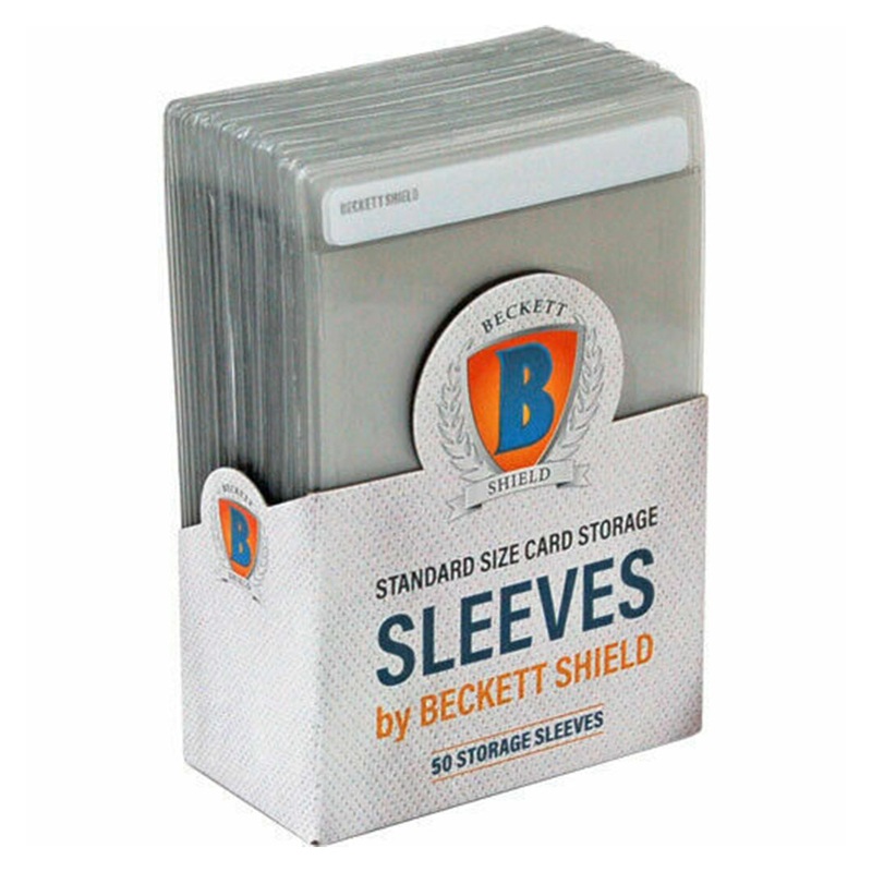 Beckett Shield: Storage Sleeves  Standard Size (50 Sleeves)
