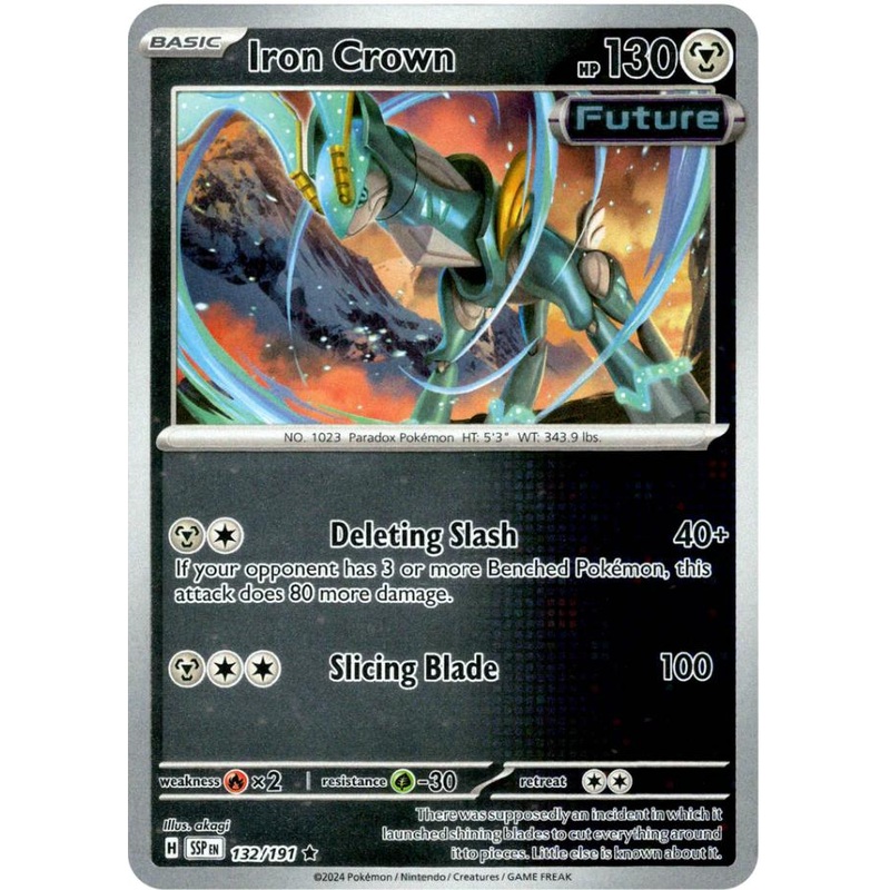 Iron Crown (132/191) [Scarlet & Violet: Surging Sparks]