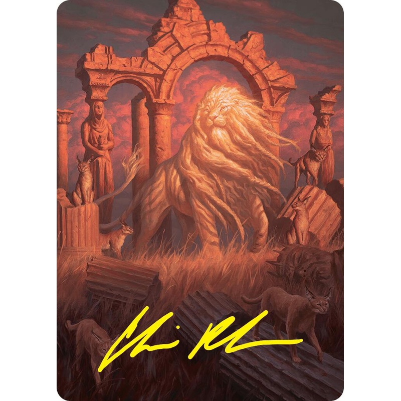 Arahbo, the First Fang Art Card (26/54) (Gold-Stamped Signature) [Foundations Art Series]