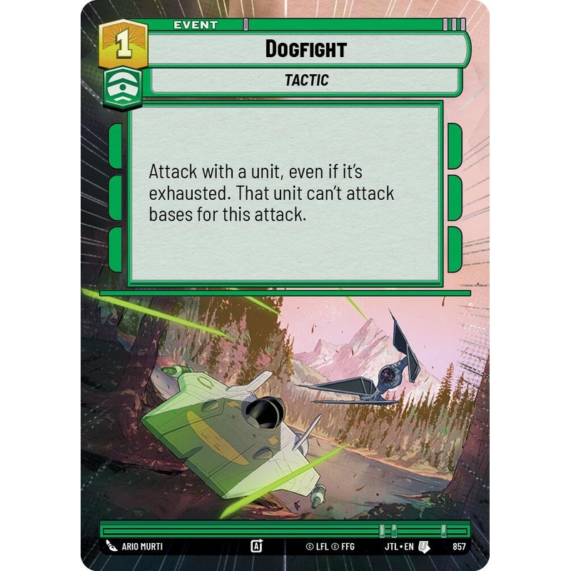 Dogfight (857) (Hyperspace Foil) (857) [Jump to Lightspeed]