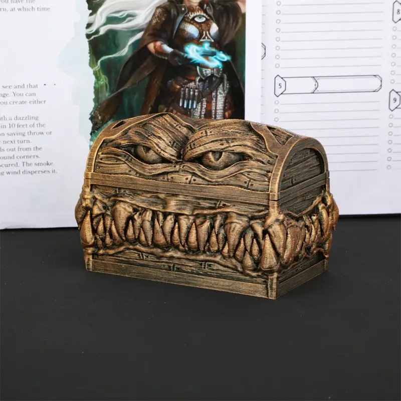 Mimic Dice Box (Bronze Colour)