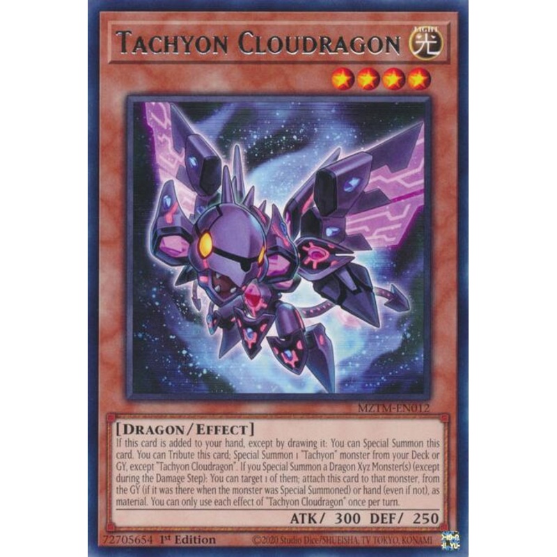 Tachyon Cloudragon [MZTM-EN012] Rare