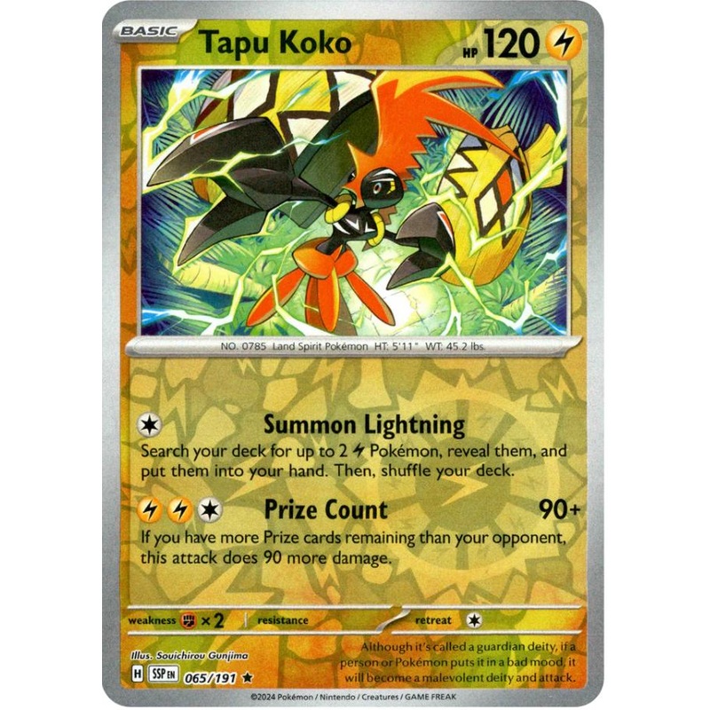 Tapu Koko (065/191) [Scarlet & Violet: Surging Sparks]