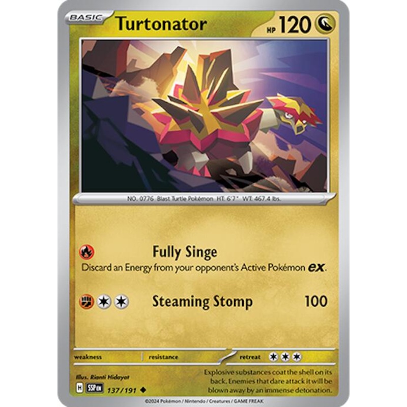 Turtonator (137/191) [Scarlet & Violet: Surging Sparks]
