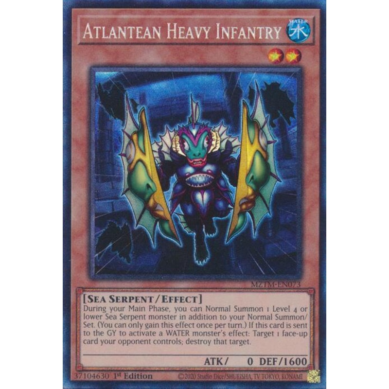 Atlantean Heavy Infantry (Collector’s Rare) [MZTM-EN073] Collector’s Rare