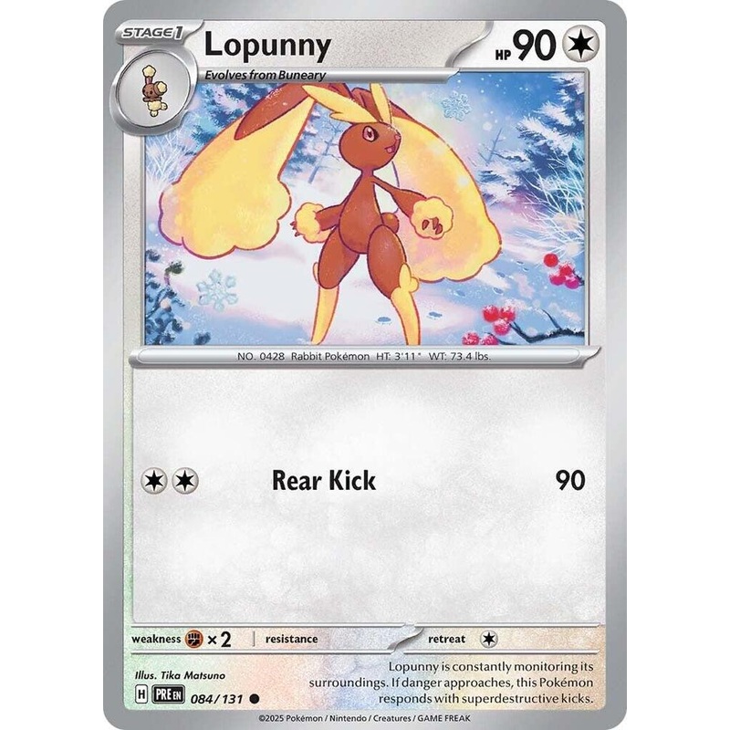 Lopunny (084/131) [Scarlet & Violet: Prismatic Evolutions]