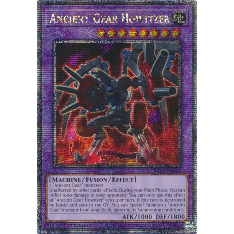 Ancient Gear Howitzer (Quarter Century Secret Rare) [RA03-EN035] Quarter Century Secret Rare