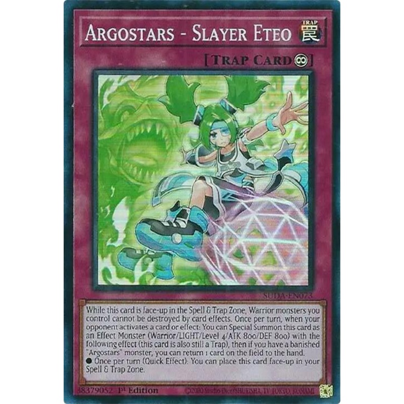 Argostars – Slayer Eteo [SUDA-EN073] Super Rare