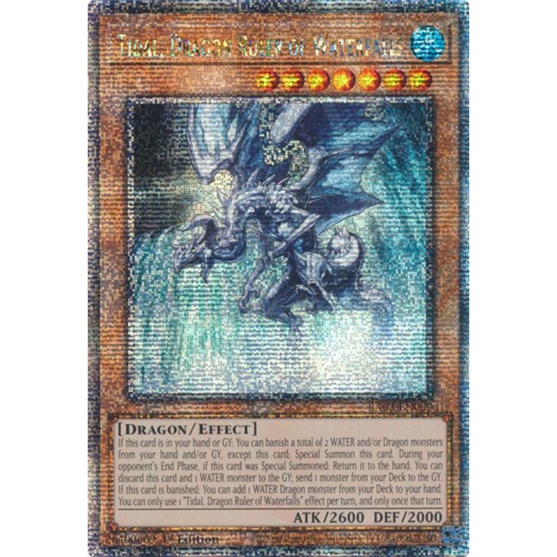 Tidal, Dragon Ruler of Waterfalls (Quarter Century Secret Rare) [RA03-EN009] Quarter Century Secret Rare