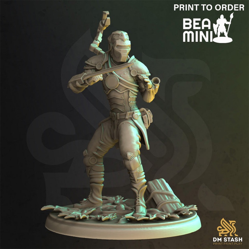 Artificer Commando – Henry | BeaMini Print to Order Miniatures