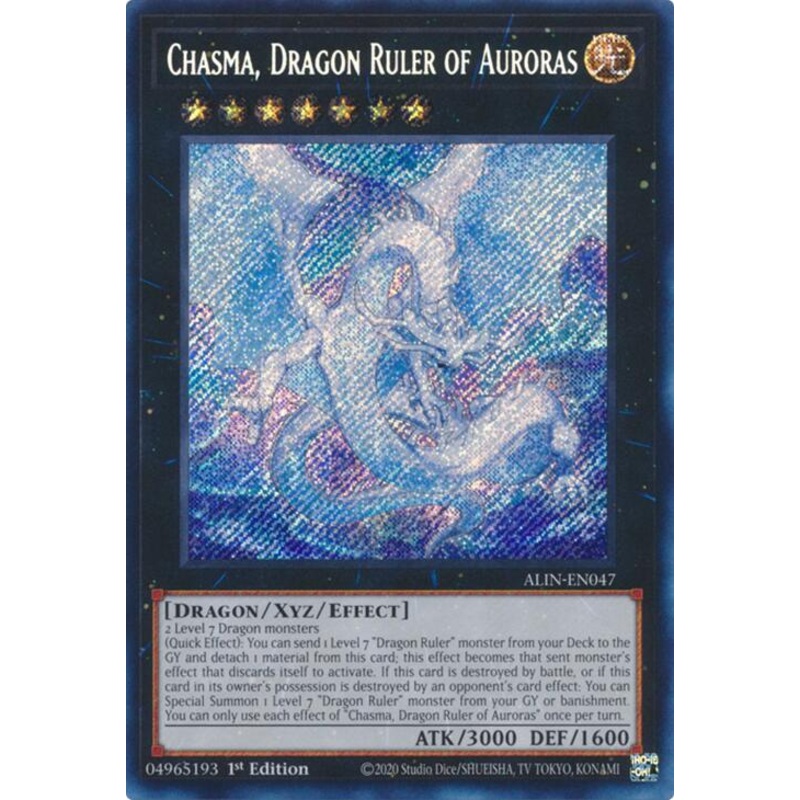 Chasma, Dragon Ruler of Auroras [ALIN-EN047] Secret Rare