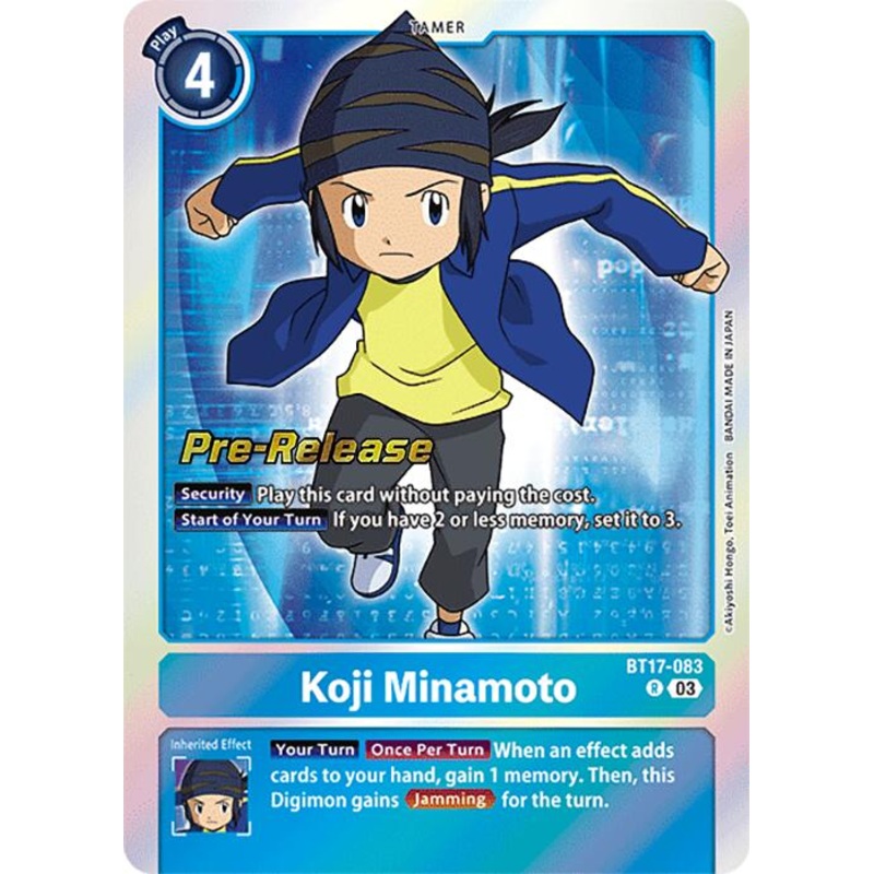 Koji Minamoto [BT17-083] [Secret Crisis Pre-Release Cards]