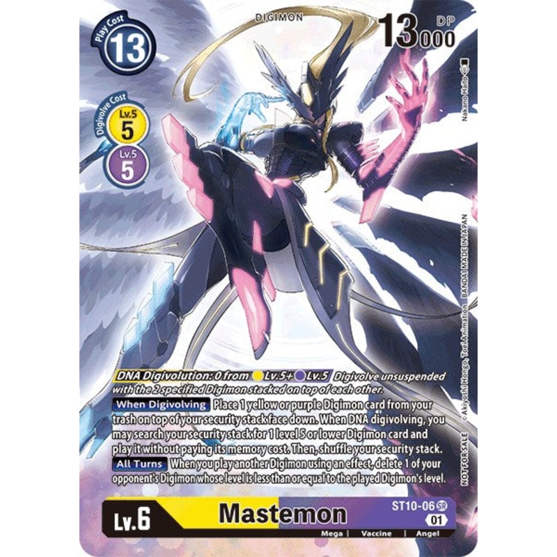 Mastemon [ST10-06] (Alternative Art – Box Topper) [Digital Hazard]