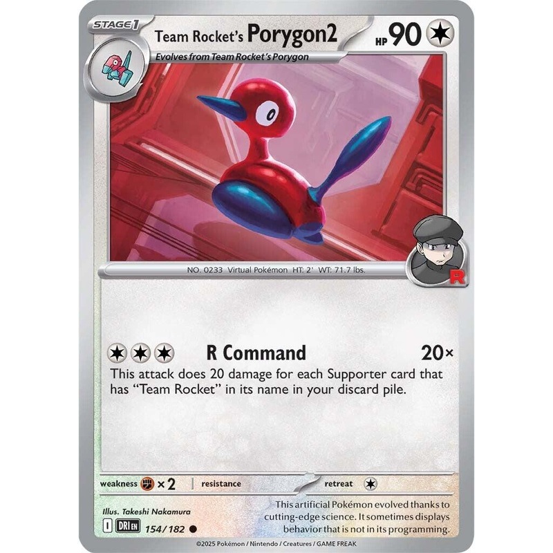 Team Rocket’s Porygon2 (154/182) [Scarlet & Violet: Destined Rivals]