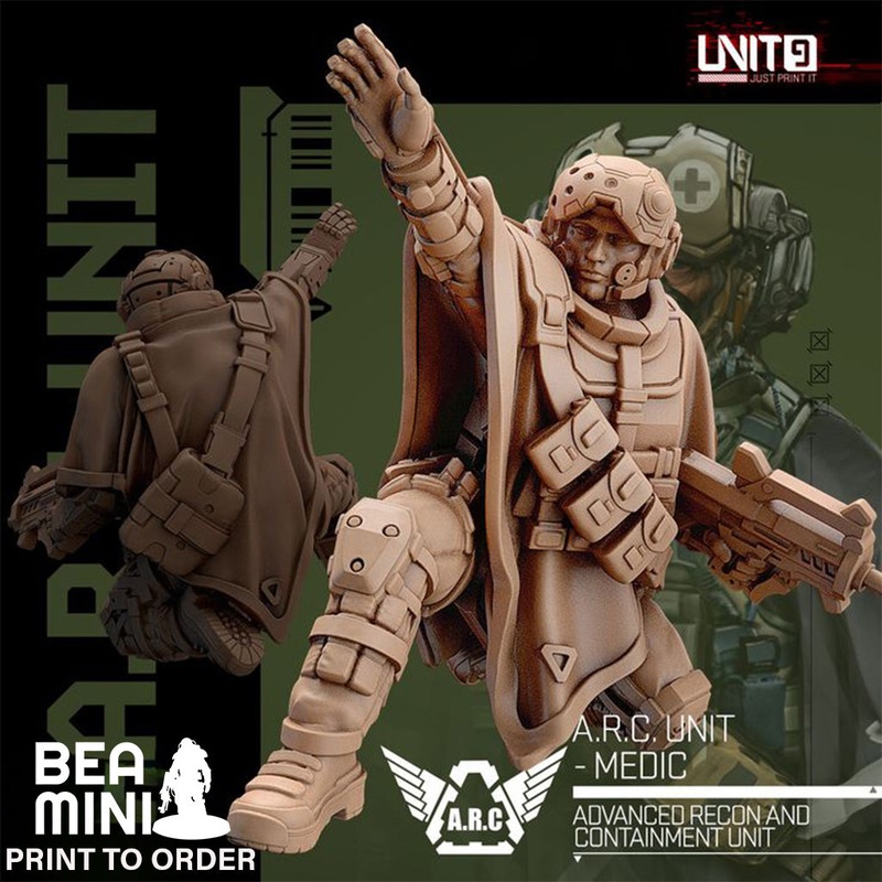 A.R.C. Unit – Medic | BeaMini Print to Order Miniatures