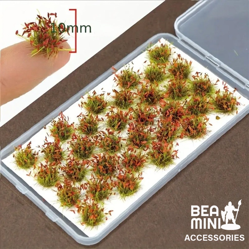 Bea Mini Basing Tufts – Red 32 Tuft Pack