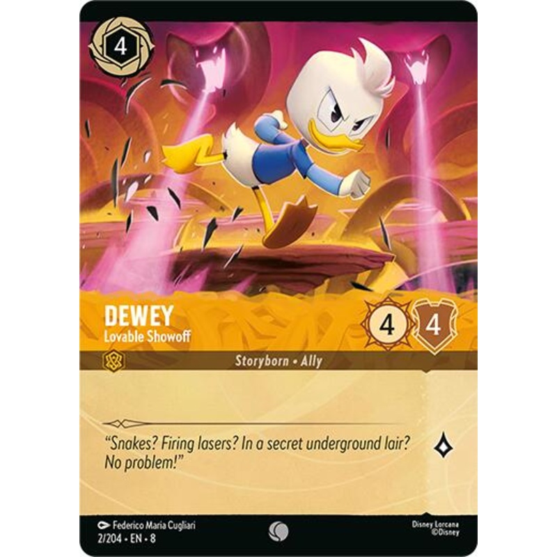 Dewey – Lovable Showoff (Cold Foil) (2/204) [Reign of Jafar]