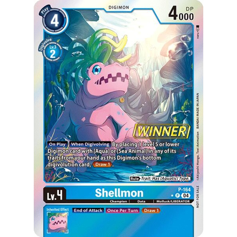 Shellmon [P-164] (Store Tournament 2025 Vo.1 Winner Pack) [Promotional Cards]