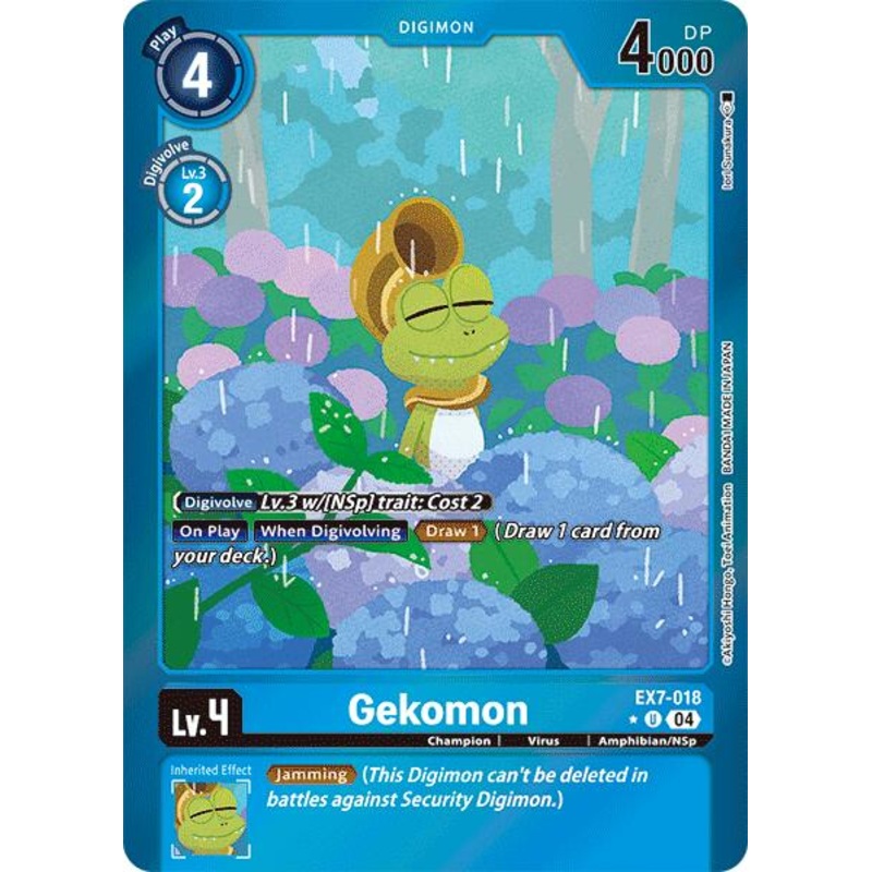 Gekomon [EX7-018] (Foil) [Digimon LIBERATOR]